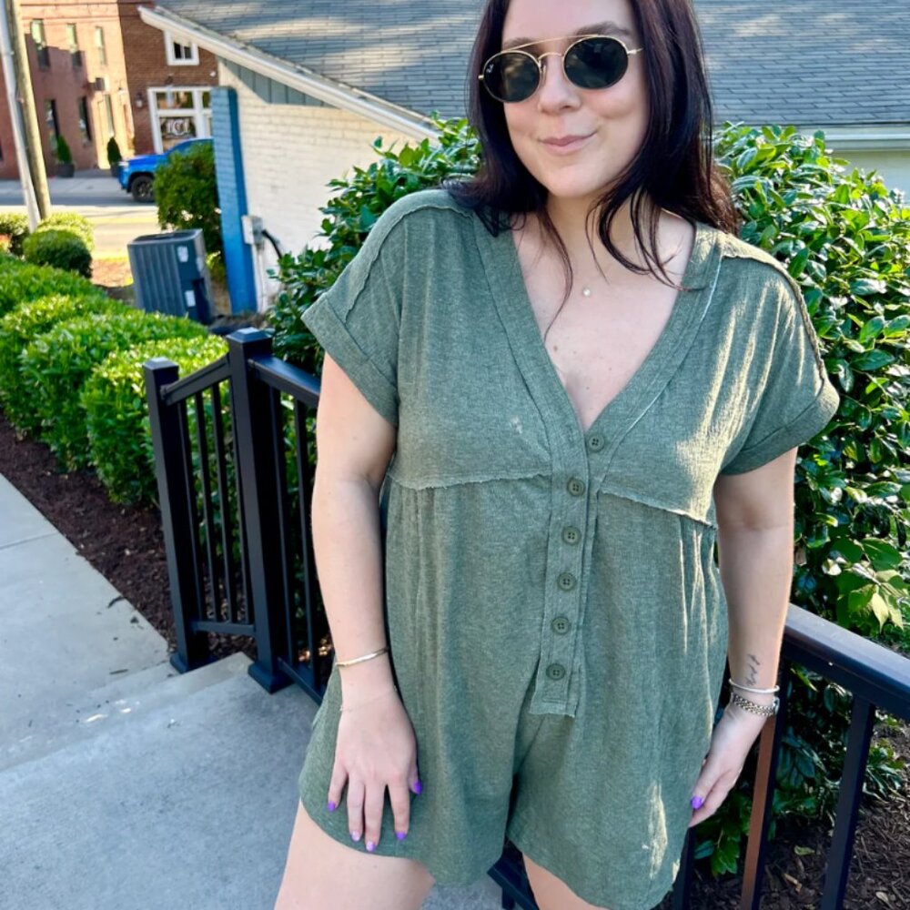 Oversized Babydoll Romper NWT